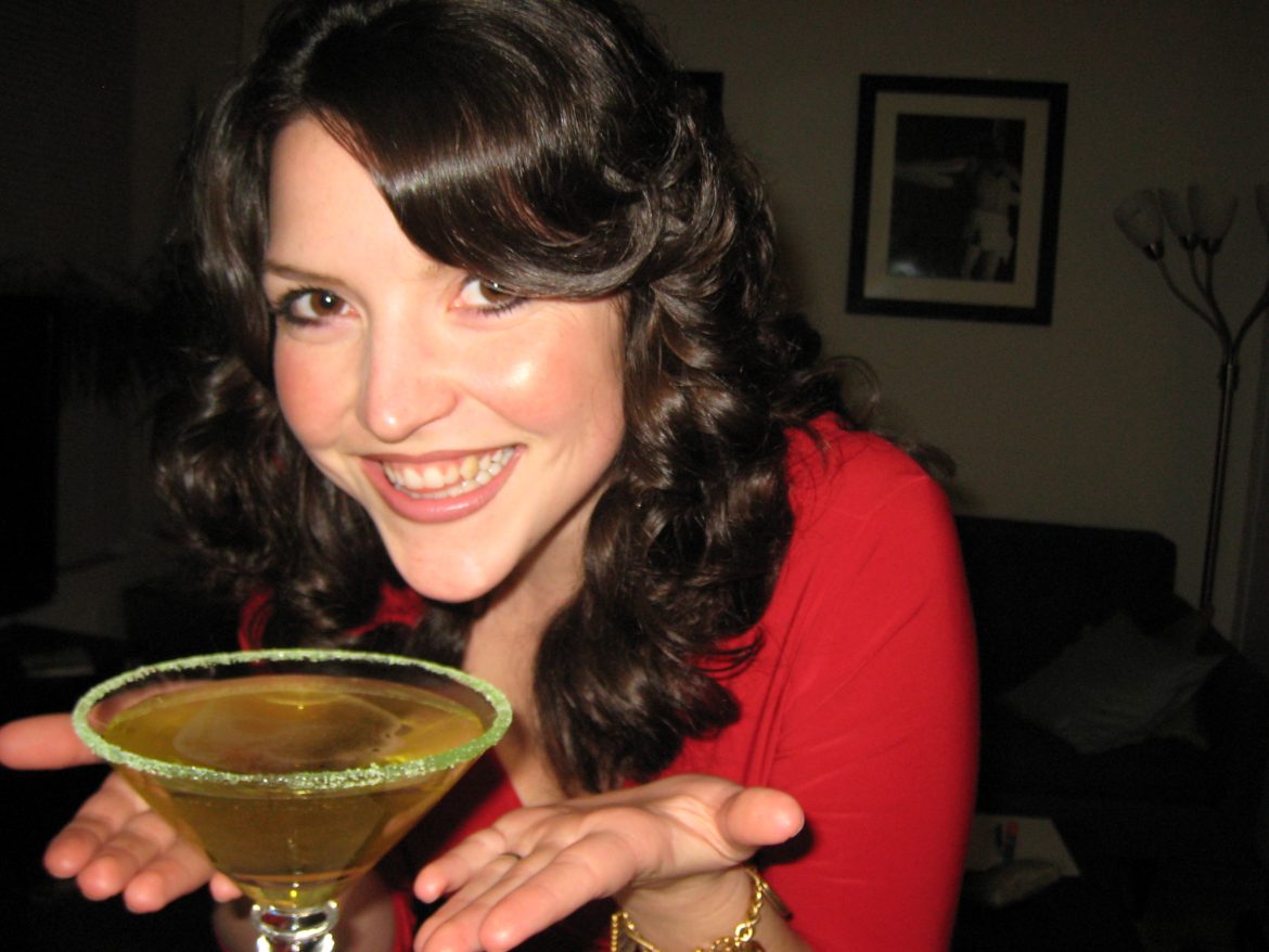 Kara and her Appletini