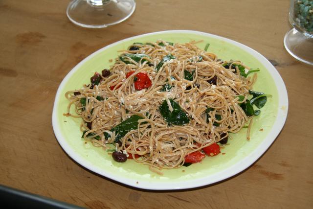 Mediterranean Goat Cheese Pasta Salad